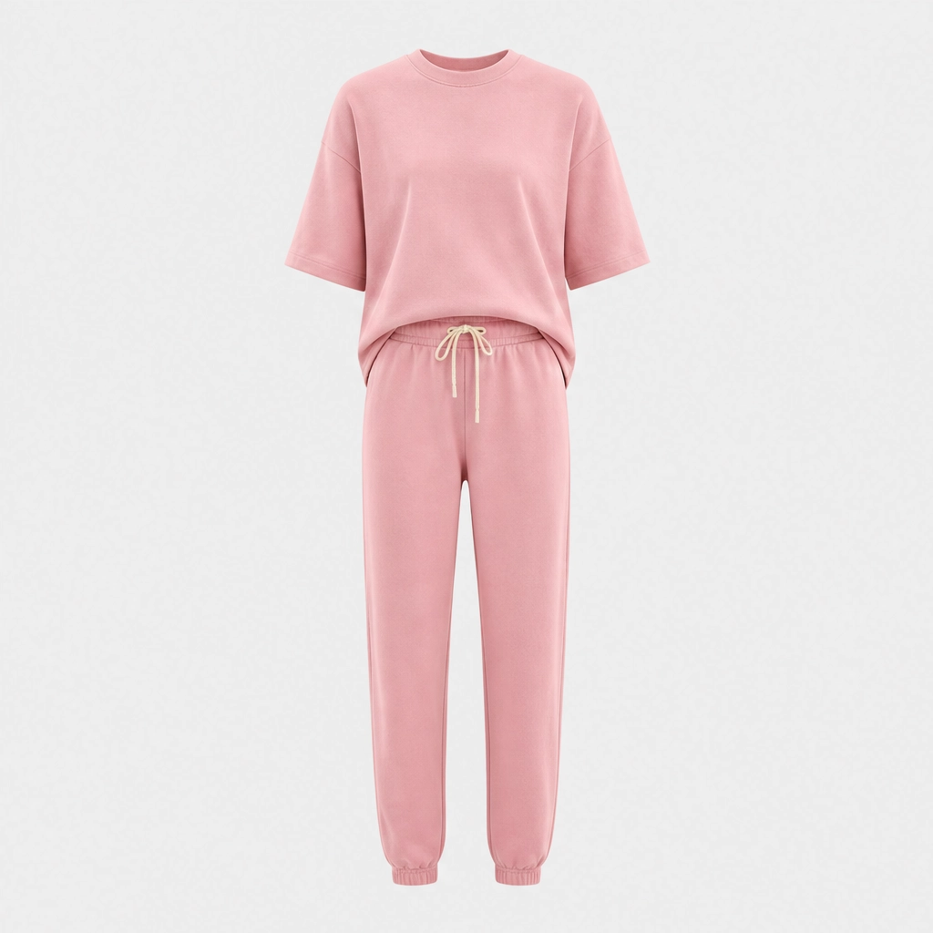 Lullaire™ – Buttery-Soft Drop-Shoulder Top &amp; Drawstring Jogger Lounge Set + 50% OFF