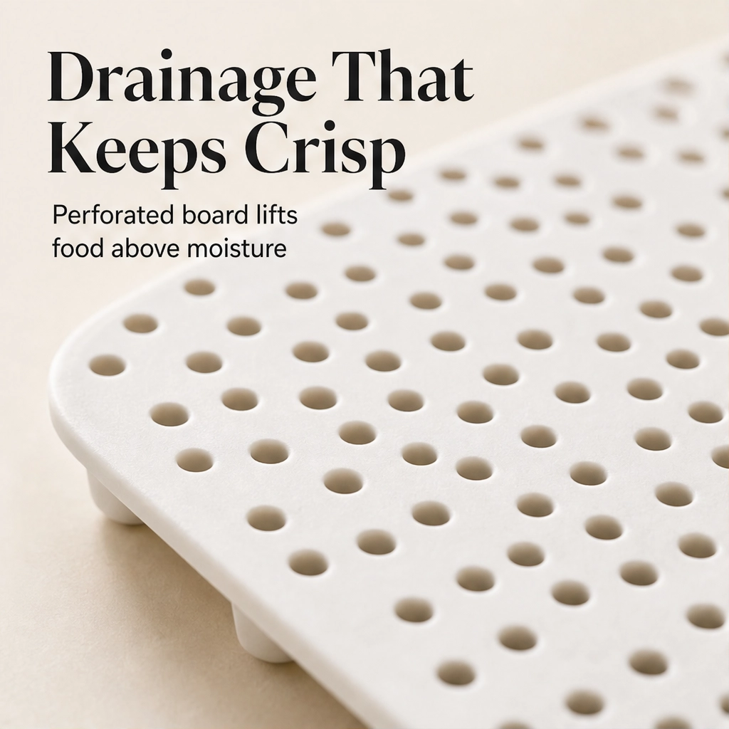Crispwell™ – Produce Freshness Containers with Date-Dial Timer, Drainage Grid &amp; Airtight Seal + 50% OFF