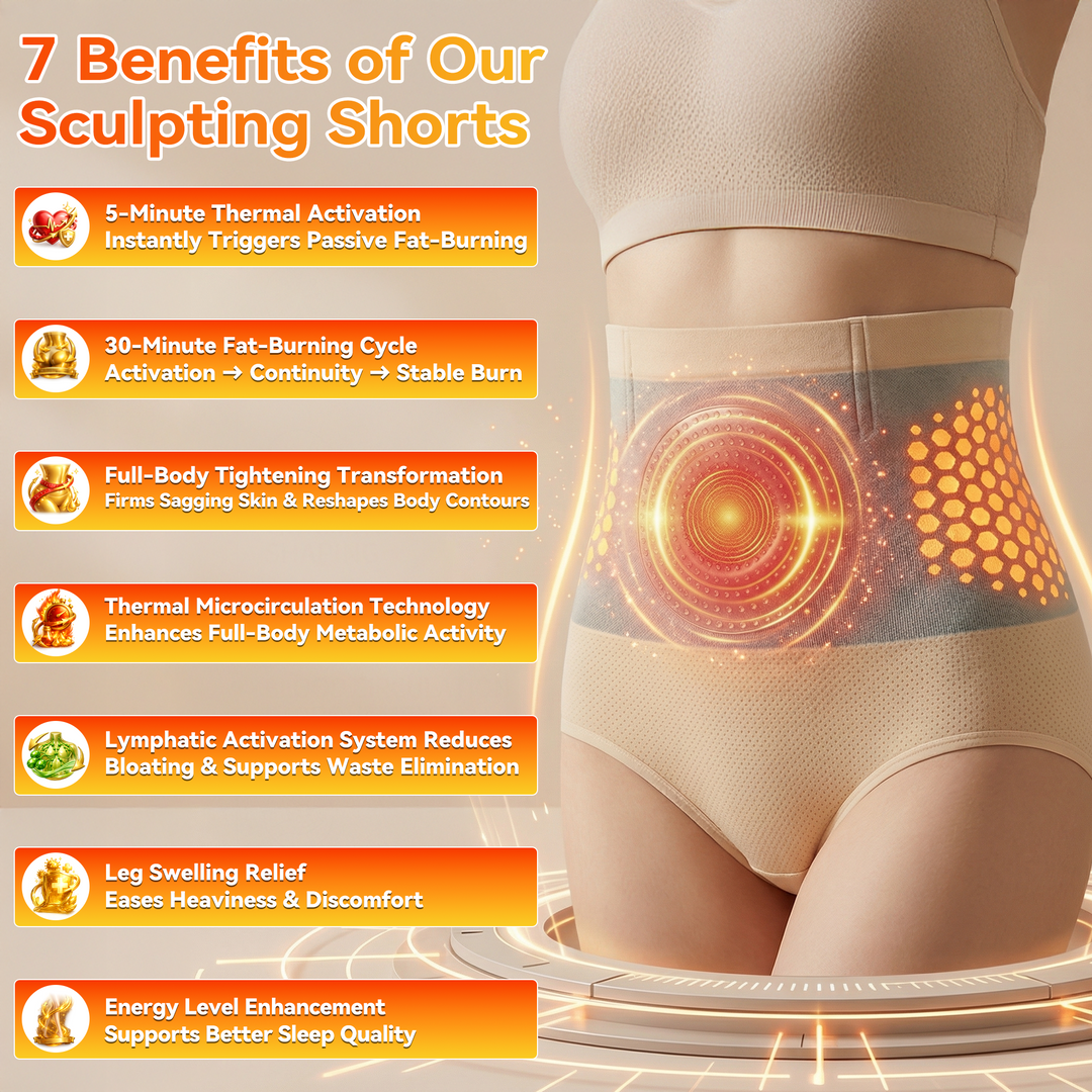 Coreva™ – Moringa &amp; Berberine Micro-Particle Sculpting &amp; Fat-Burn Shaping Shorts + 50% OFF