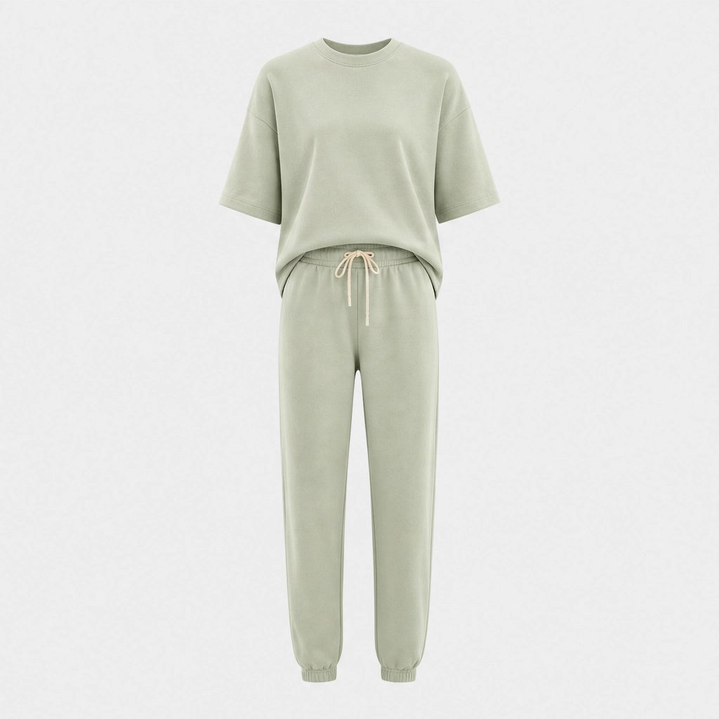Lullaire™ – Buttery-Soft Drop-Shoulder Top &amp; Drawstring Jogger Lounge Set + 50% OFF