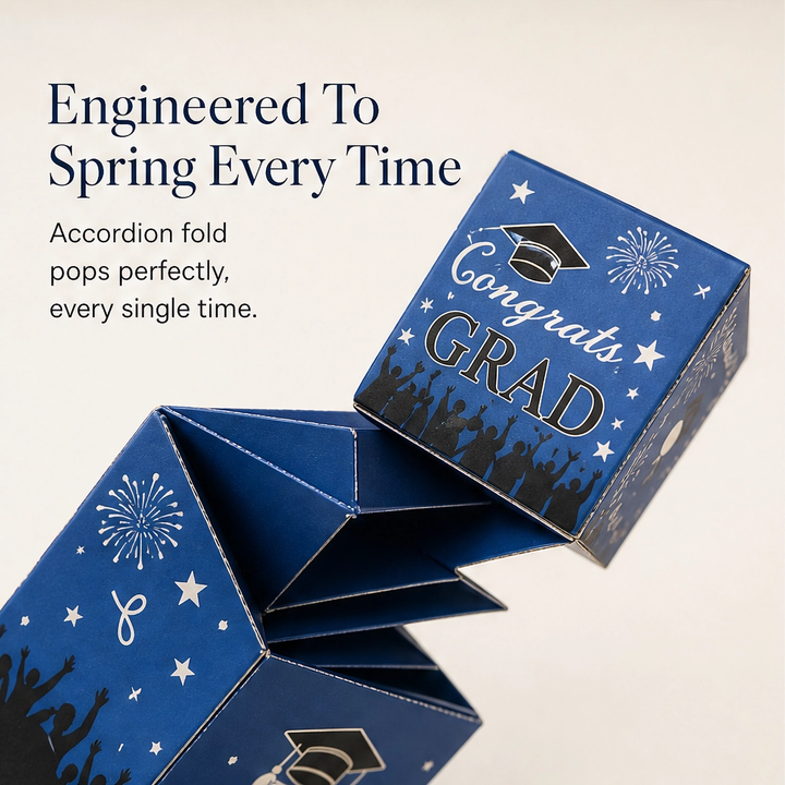 Jubilee™ – Surprise Pop-Up Gift Box Set with Confetti &amp; Wrapping for Graduation + 50% OFF