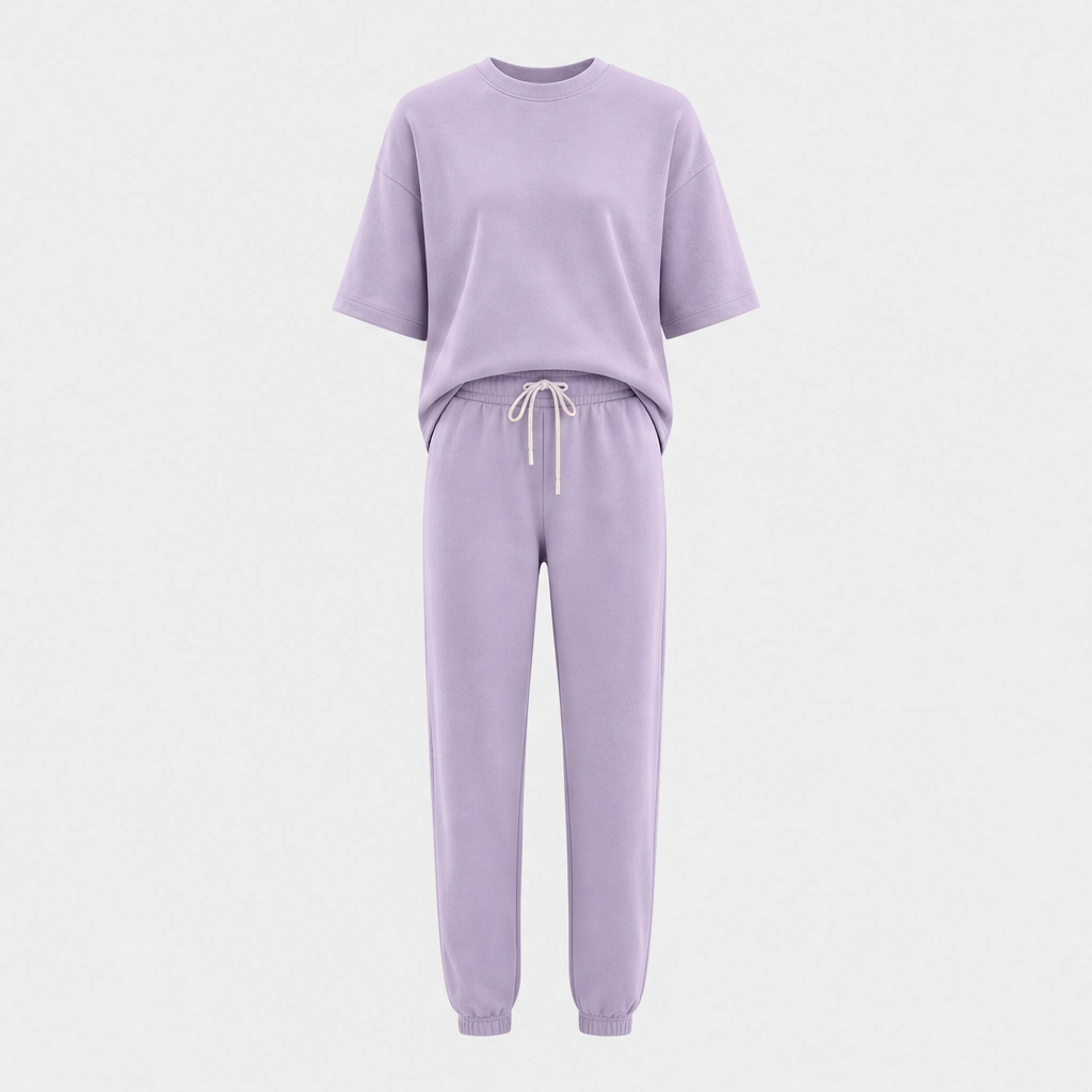 Lullaire™ – Buttery-Soft Drop-Shoulder Top &amp; Drawstring Jogger Lounge Set + 50% OFF