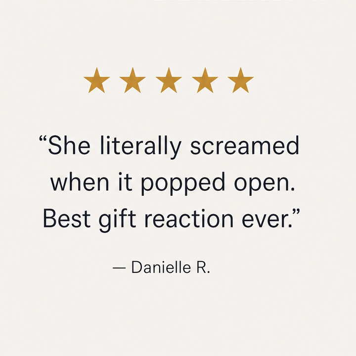Jubilee™ – Surprise Pop-Up Gift Box Set with Confetti &amp; Wrapping for Graduation + 50% OFF