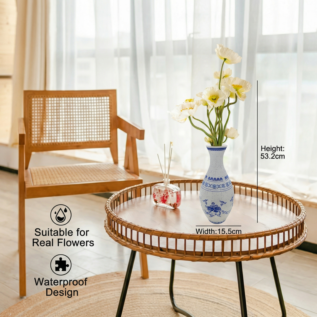 The AuraBloom 3D Puzzle Vase — Build Your Own Elegant Decor + 50% OFF