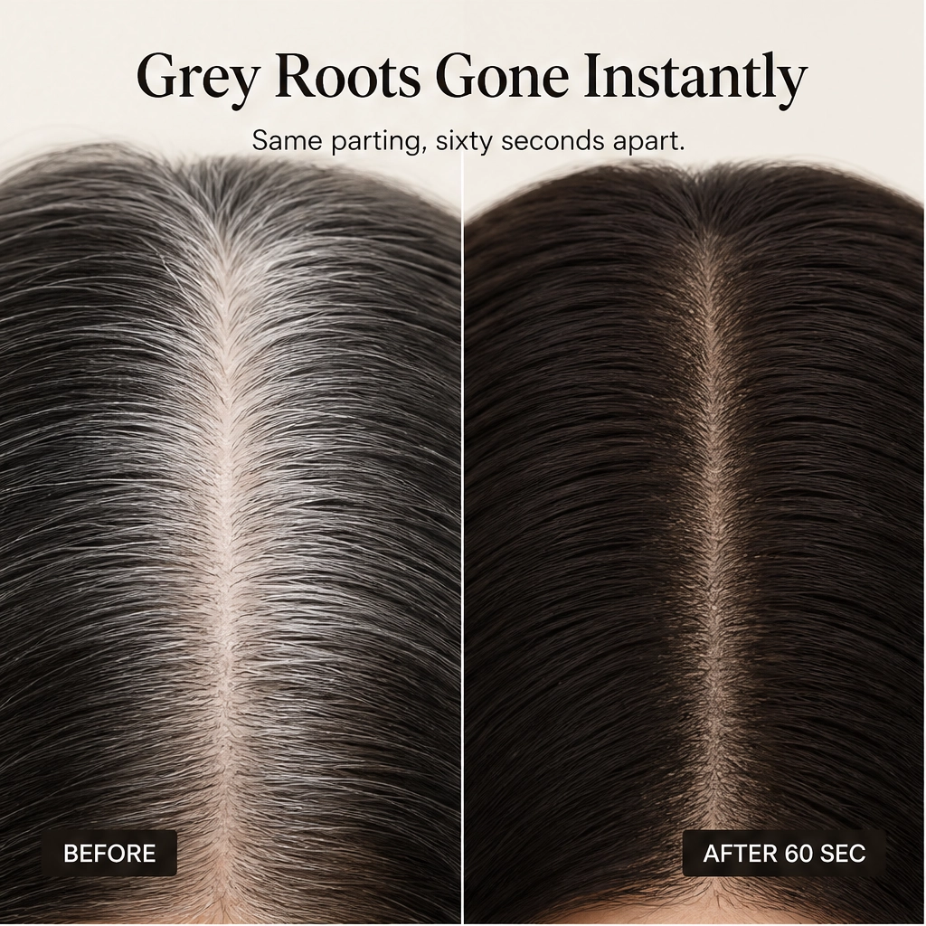 Ravenelle™ – Instant Gray Coverage Hair Color Stick with Built-In Comb + 50% OFF