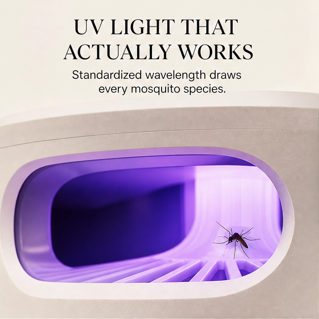 Hushvale™ – Silent Vortex UV Mosquito Trap Lamp for Bedrooms &amp; Nurseries + 50% OFF