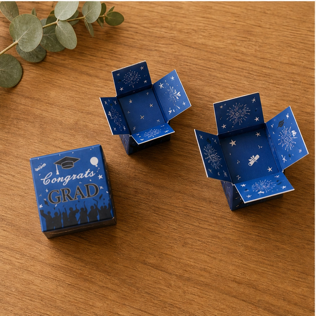 Jubilee™ – Surprise Pop-Up Gift Box Set with Confetti &amp; Wrapping for Graduation + 50% OFF