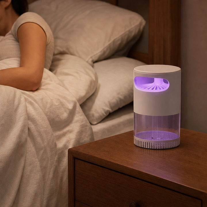 Hushvale™ – Silent Vortex UV Mosquito Trap Lamp for Bedrooms &amp; Nurseries + 50% OFF