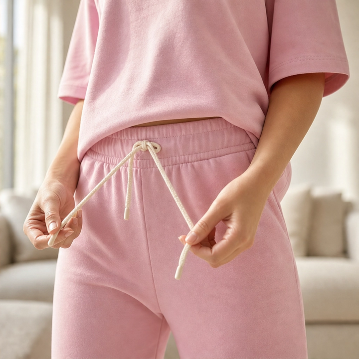 Lullaire™ – Buttery-Soft Drop-Shoulder Top &amp; Drawstring Jogger Lounge Set + 50% OFF