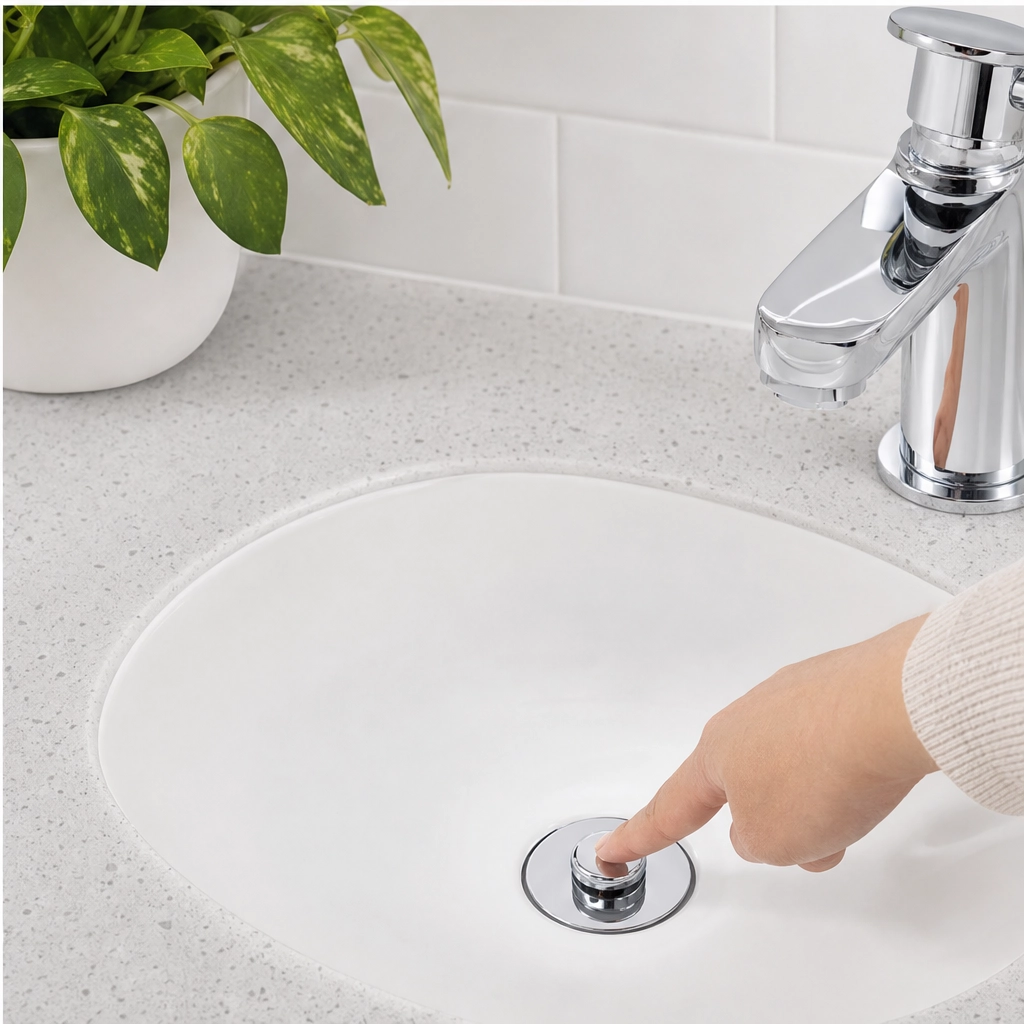 Clearwell™ – Pop-Up Drain Filter with 304 Stainless Steel Hair Catcher+ 50% OFF