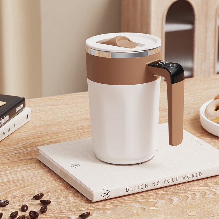 The AuraMix Smart Stirring Mug — Hands-Free Stir &amp; Sip! + 50% OFF