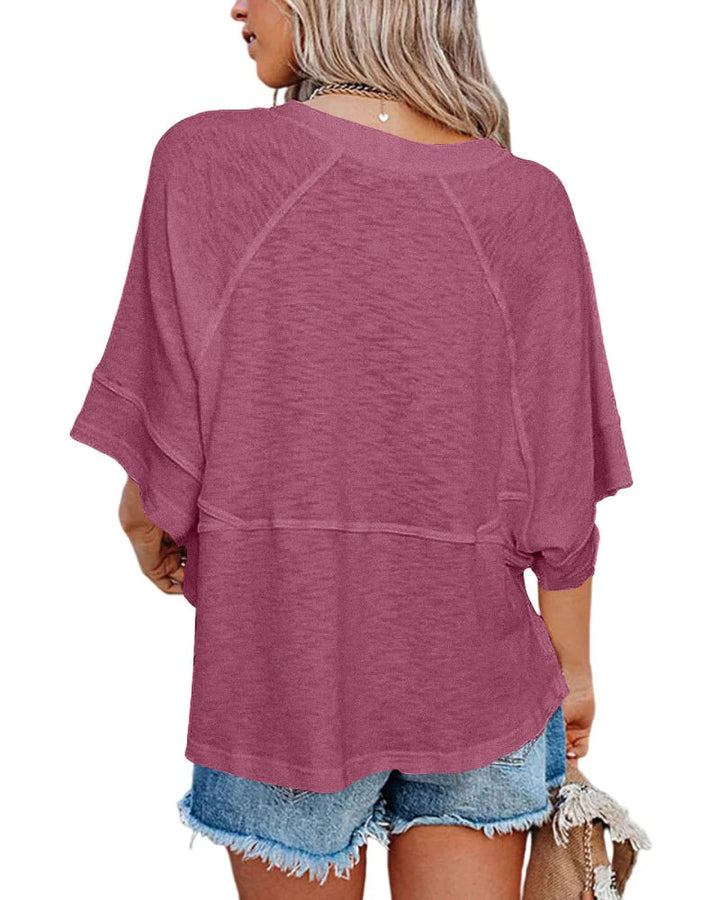 Willowdrift™ – Lightweight Batwing Crewneck Summer Tee + 50% OFF