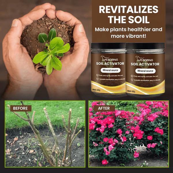 Loamcroft™ – Organic Soil Activator for Healthier Roots &amp; Vibrant Plant Growth + 50% OFF