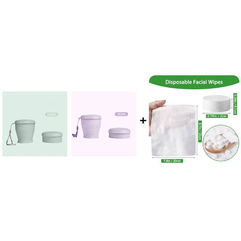 Canteo™ – Leak-Proof Collapsible Silicone Travel Cup with Lid &amp; Wrist Strap + 50% OFF