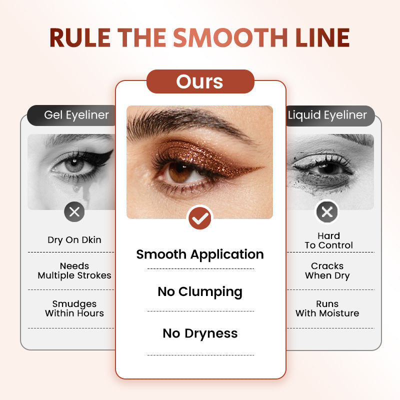 Iridis™ – 14-Color Waterproof Metallic Gel Eyeliner Set + 50% OFF