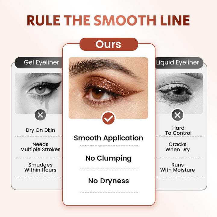 Iridis™ – 14-Color Waterproof Metallic Gel Eyeliner Set + 50% OFF