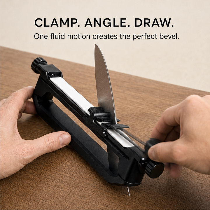 Whetlock™ – Angle-Locked Diamond &amp; Ceramic Field Knife Sharpener +50% OFF