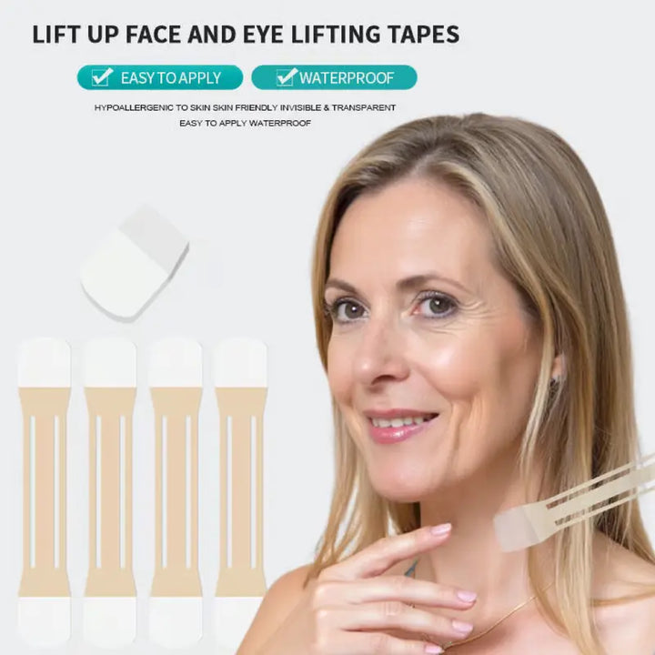 Tautelle™ – Invisible Lifting Tape for Neck Wrinkles &amp; Sagging Skin + 1+1 FREE