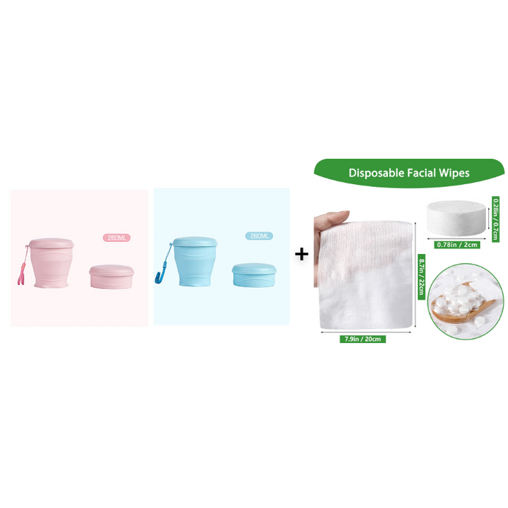 Canteo™ – Leak-Proof Collapsible Silicone Travel Cup with Lid &amp; Wrist Strap + 50% OFF