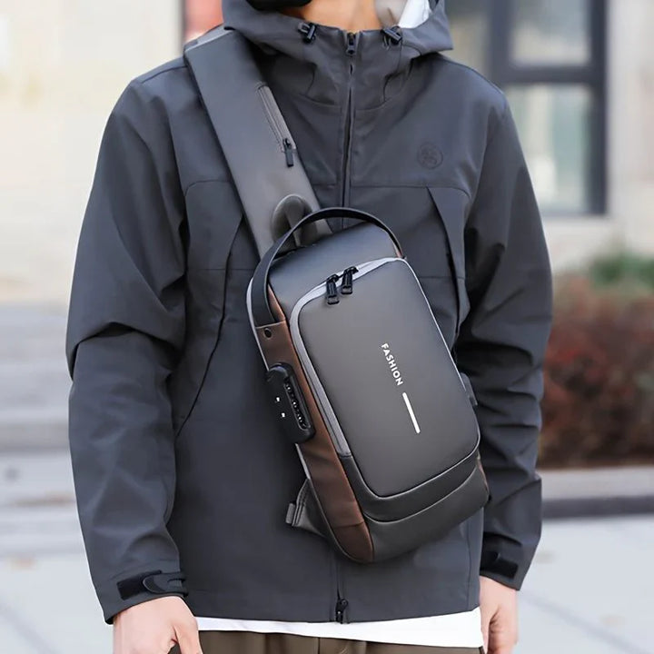 Cipher™ – Anti-Theft Lock &amp; USB Charging Crossbody Sling Bag + 50% OFF