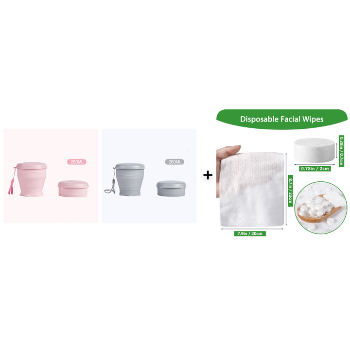 Canteo™ – Leak-Proof Collapsible Silicone Travel Cup with Lid &amp; Wrist Strap + 50% OFF
