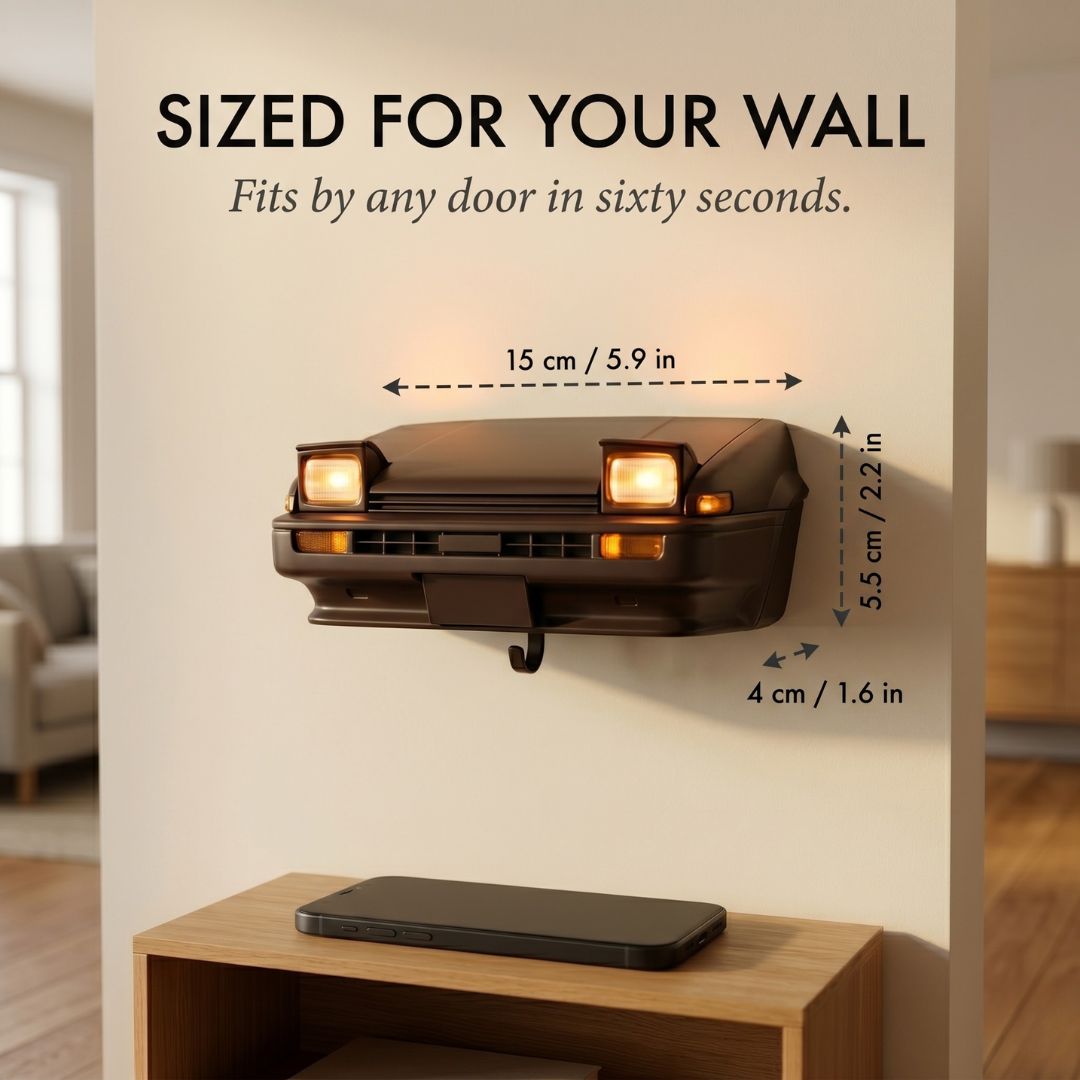 Hachiwerk™ – Retro JDM LED Pop-Up Headlight Key Holder + 50% OFF