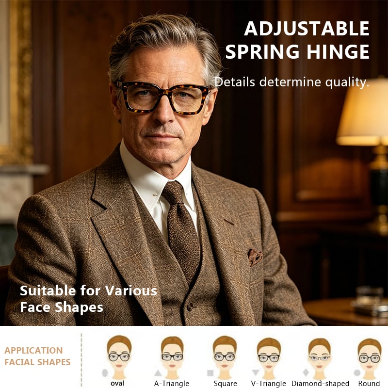 Foclair™ – Oversized Square Blue Light Blocking Reading Glasses + 50% OFF