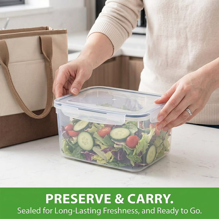 Larder™ – Double-Drain Freshness Containers for Fridge Organization + 50% OFF