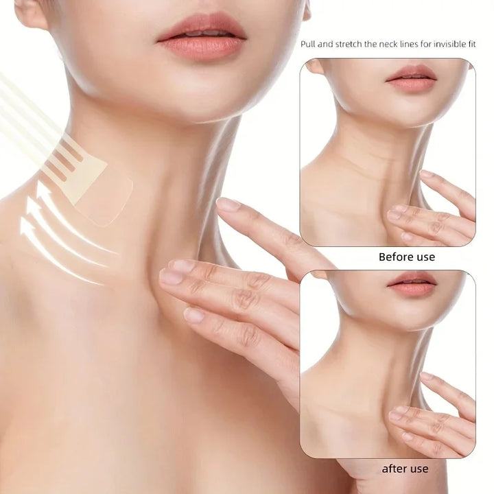 Tautelle™ – Invisible Lifting Tape for Neck Wrinkles &amp; Sagging Skin + 1+1 FREE