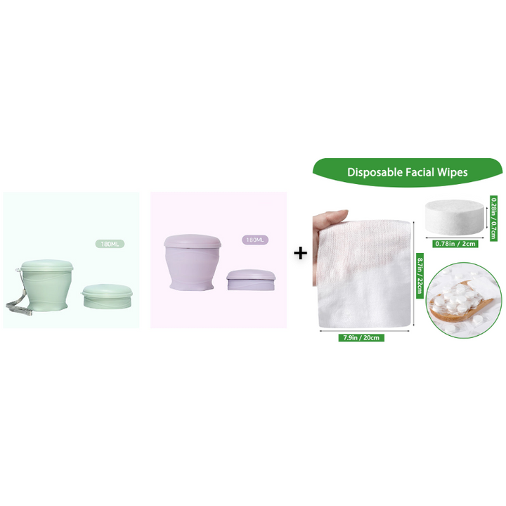 Canteo™ – Leak-Proof Collapsible Silicone Travel Cup with Lid &amp; Wrist Strap + 50% OFF