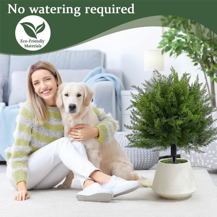 Cedarcroft™ – Realistic UV-Resistant Artificial Cedar Tree for Outdoor Porch &amp; Garden Decor + 50% OFF