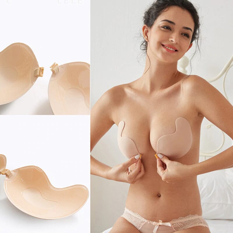 Velora™ – Invisible Push-Up Adhesive Bra | Strapless, Backless, Reusable + 1+1 FREE