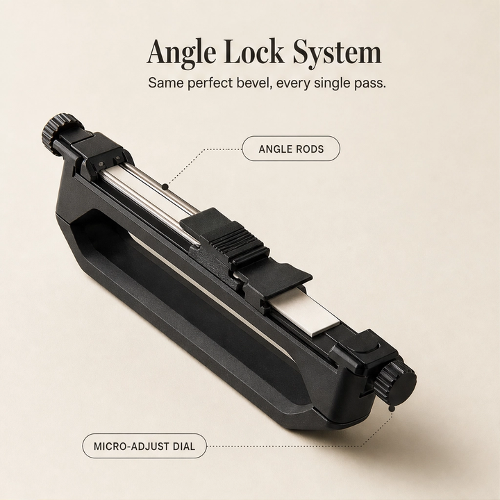 Whetlock™ – Angle-Locked Diamond &amp; Ceramic Field Knife Sharpener +50% OFF