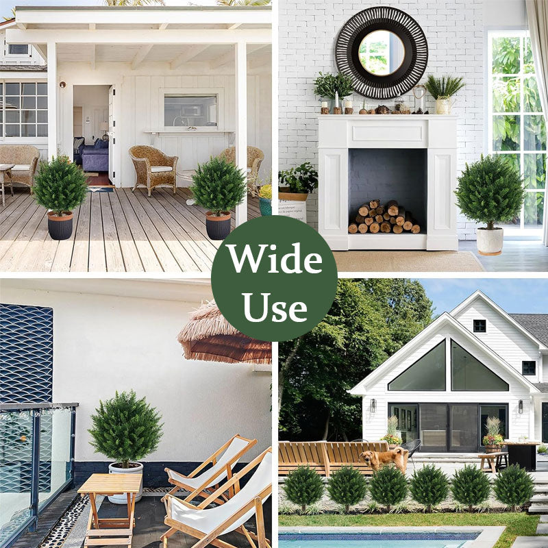 Cedarcroft™ – Realistic UV-Resistant Artificial Cedar Tree for Outdoor Porch &amp; Garden Decor + 50% OFF