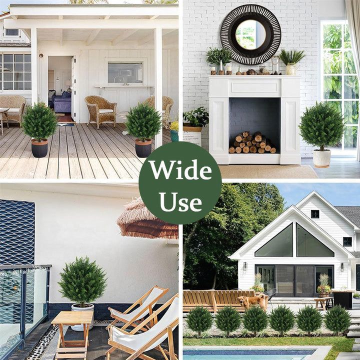 Cedarcroft™ – Realistic UV-Resistant Artificial Cedar Tree for Outdoor Porch &amp; Garden Decor + 50% OFF