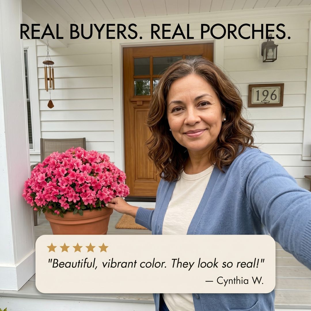 Bloomcroft™ – UV-Resistant Silk Azalea Bundles with Bendable Stems 50 % OFF