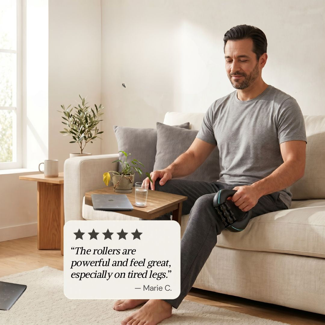 Kneadix™ – Powered 3-Speed Handheld Rolling Muscle Massager + 50% OFF