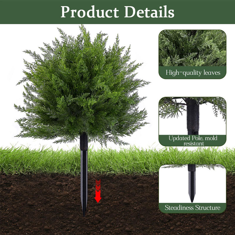 Cedarcroft™ – Realistic UV-Resistant Artificial Cedar Tree for Outdoor Porch &amp; Garden Decor + 50% OFF