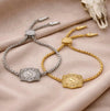 Sagebrook™ – Personalized Western Initial Bracelet with Adjustable Bolo Chain + 50% OFF