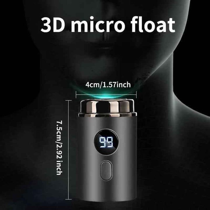 Axil™ – Pocket-Sized Waterproof Electric Shaver with LED Battery Display + 50% OFF