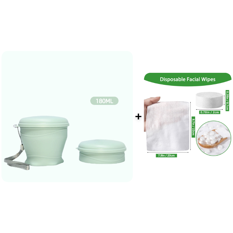 Canteo™ – Leak-Proof Collapsible Silicone Travel Cup with Lid &amp; Wrist Strap + 50% OFF