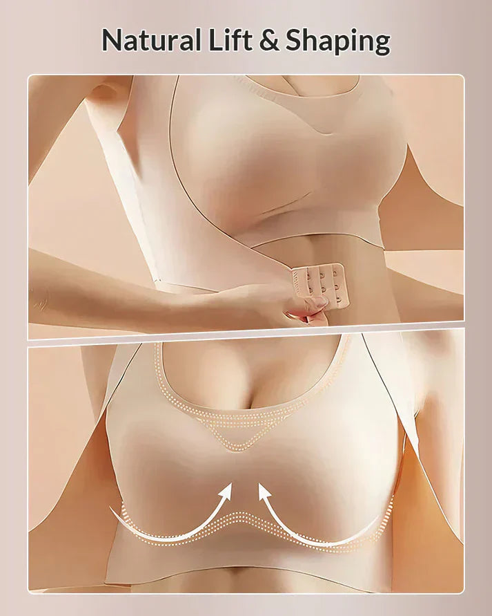 Posélle™ – Cross-Back Posture Support Wireless Bra with Front Closure + 50% OFF