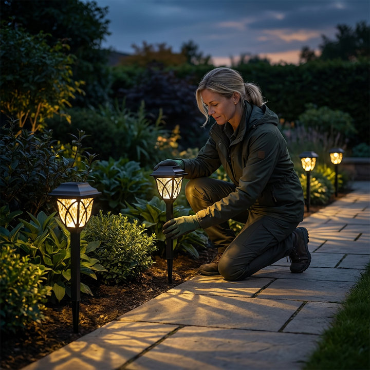The AuraPath Solar Lanterns — Stylish &amp; Weatherproof Garden Lighting + 50% OFF