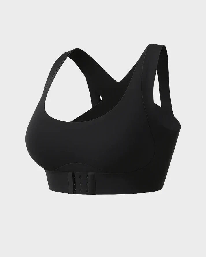 Posélle™ – Cross-Back Posture Support Wireless Bra with Front Closure + 50% OFF