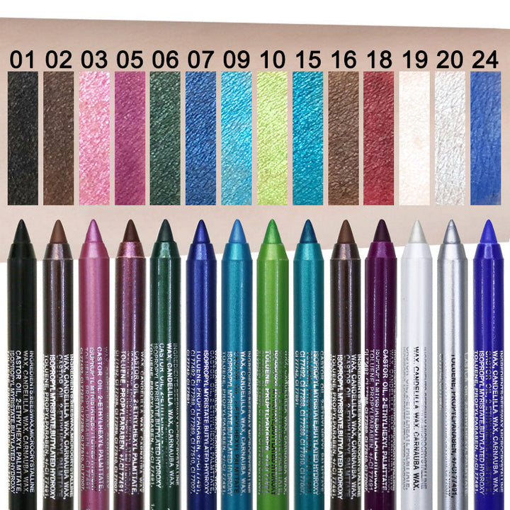 Iridis™ – 14-Color Waterproof Metallic Gel Eyeliner Set + 50% OFF