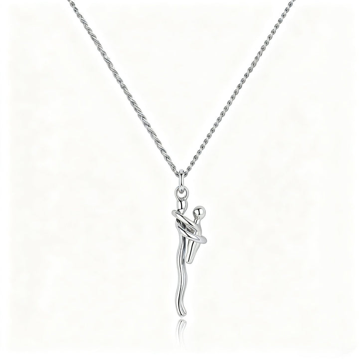 Kindred &amp; Co.™ – 925 Sterling Silver Mother &amp; Child Embrace Pendant Necklace + 1+1 FREE