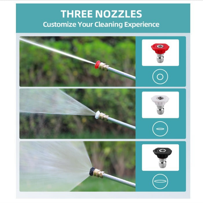 HydroLance™ – Dual-Nozzle High-Pressure Wand for Garden Hose | Stainless Steel &amp; Brass | Car &amp; Patio Cleaner + 50% OFF
