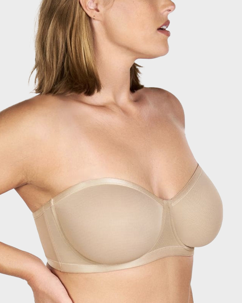 Bareloft™ – Stay-Put Strapless Mesh Underwire Balconette Bra with Convertible Straps + 1+1 FREE