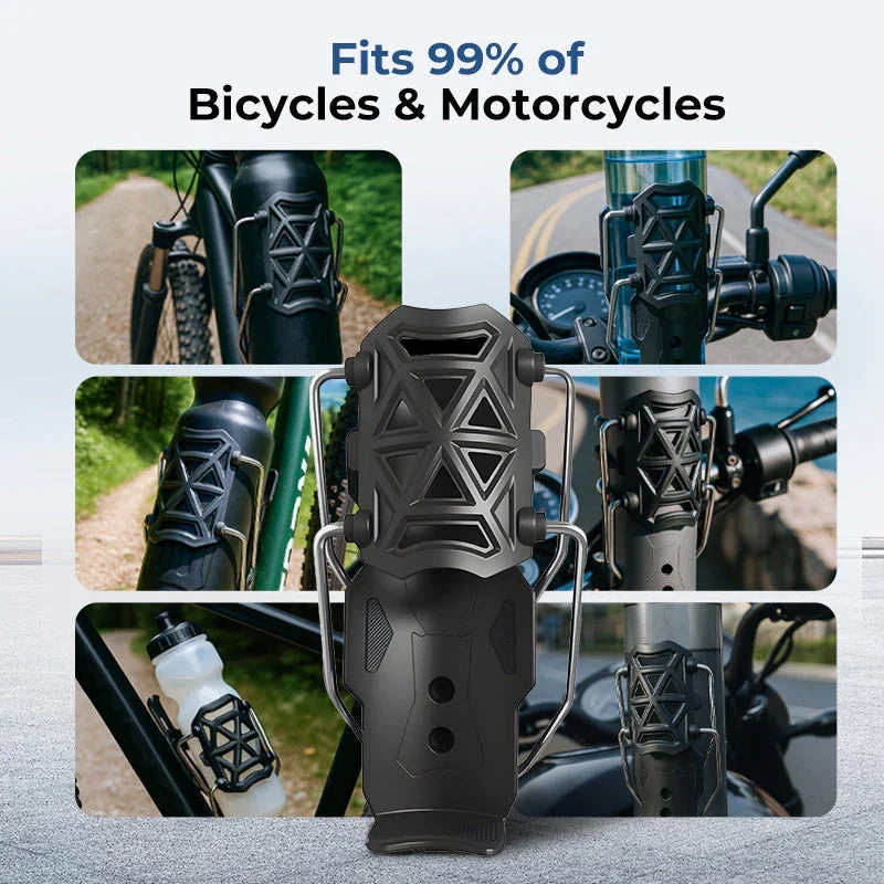 Talon™ – Adjustable 360° Auto-Clamp Bike &amp; Motorcycle Bottle Holder + 50% OFF