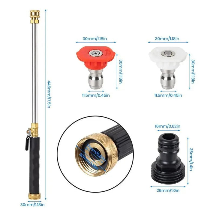 The AuraJet Power Wand — High-Pressure Performance from Your Garden Hose + 50% OFF